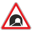 Дорожный знак 1.31 «Тоннель» (металл 0,8 мм, I типоразмер: сторона 700 мм, С/О пленка: тип А коммерческая)